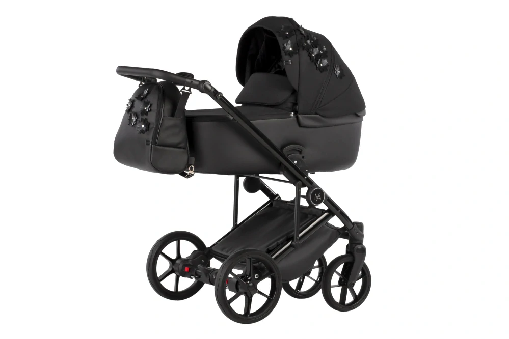 Kočík Vespa Blossom 2v1 čierny