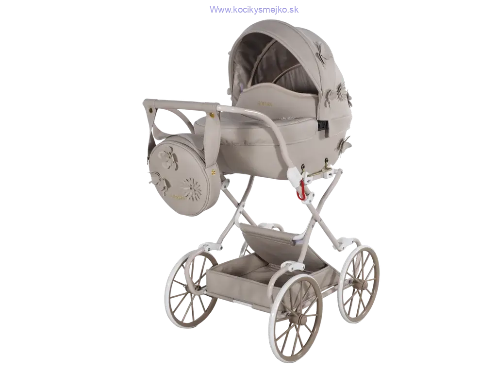 Junama Fleur Beige kočík pre bábiky