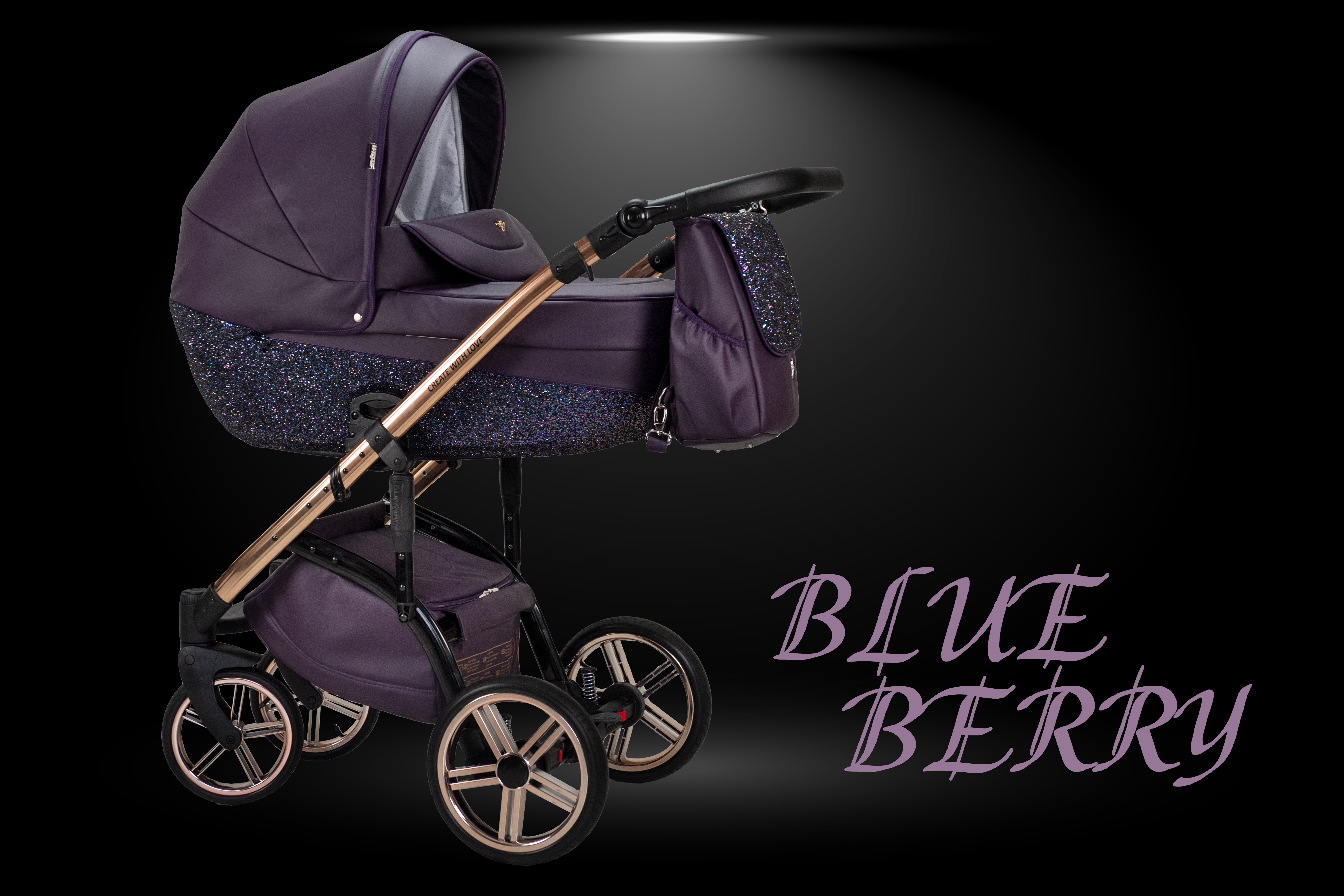 Luxusný kočík Blue Berry