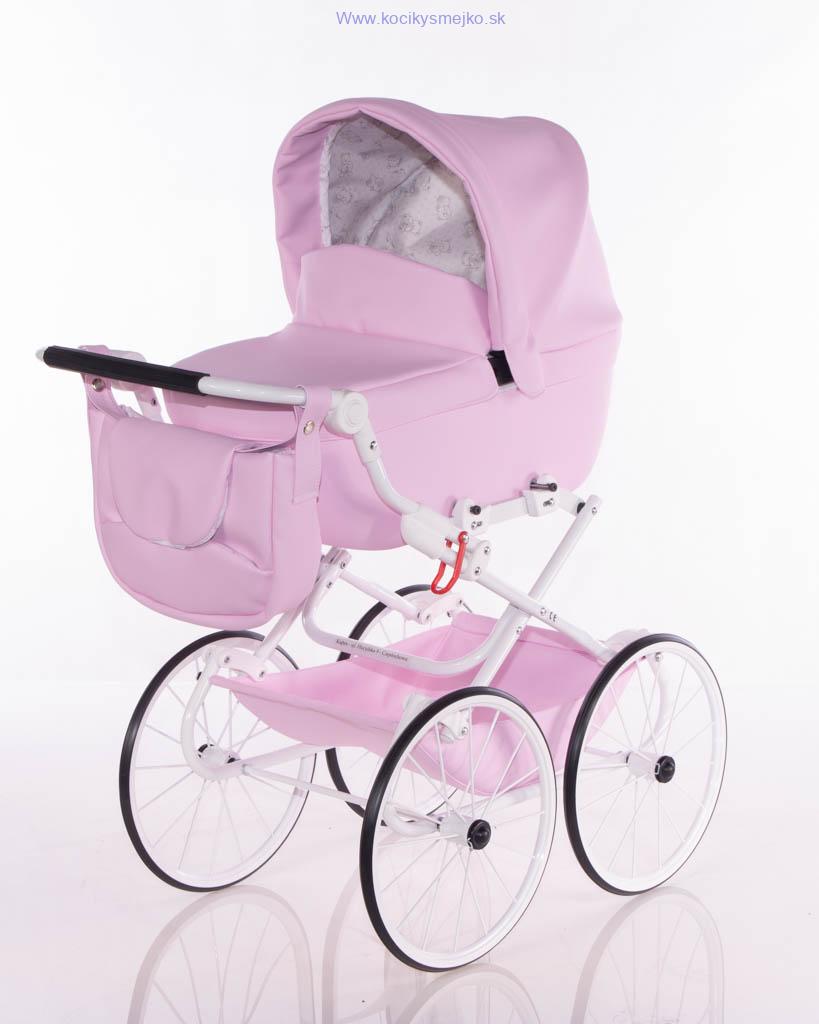 Kočík pre bábiky Princess Pink