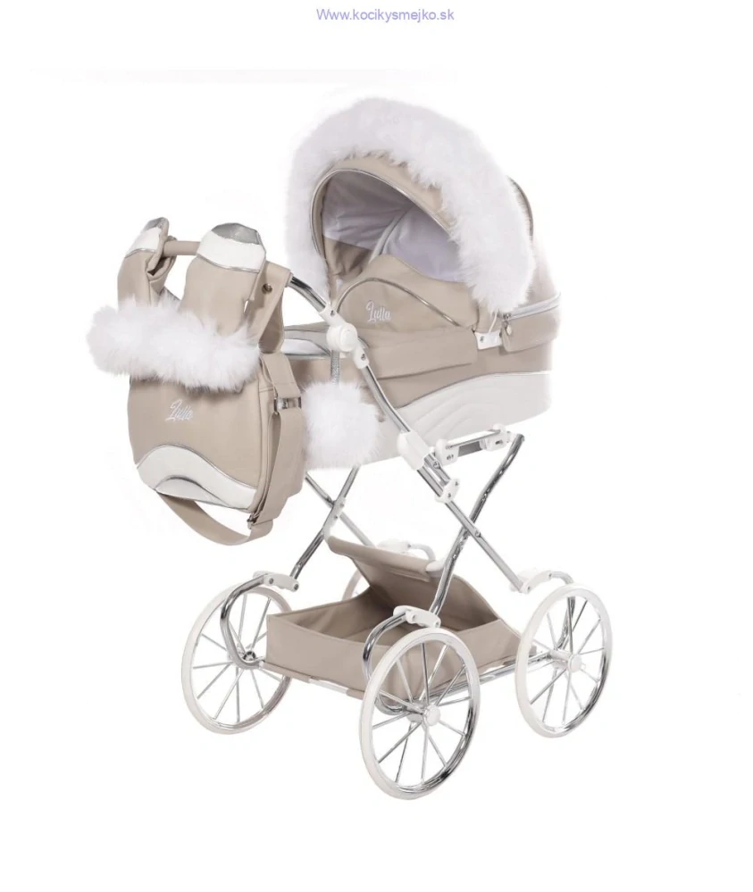 Kočík pre bábiky Junama Lulla hnedá 03