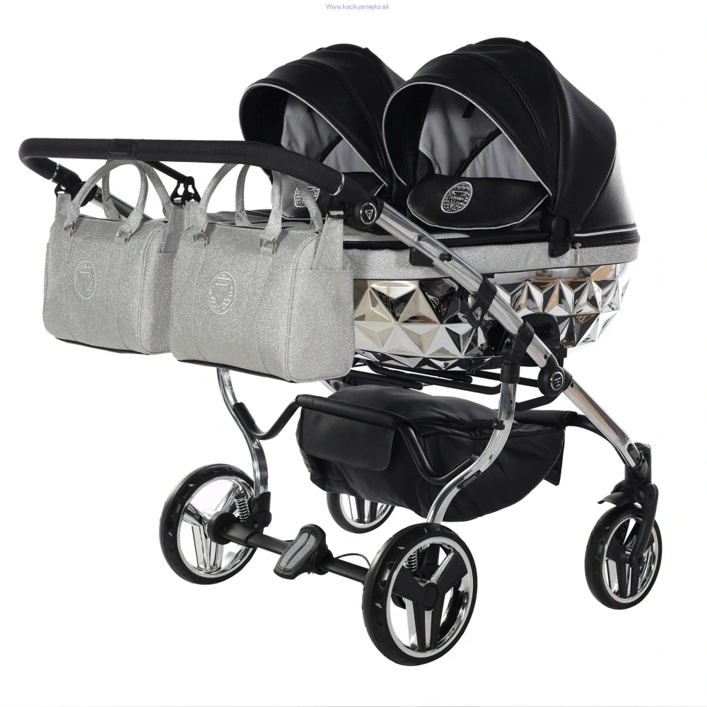 Junama Hand Craft Glitter Duo 03 BLACK+SILVER