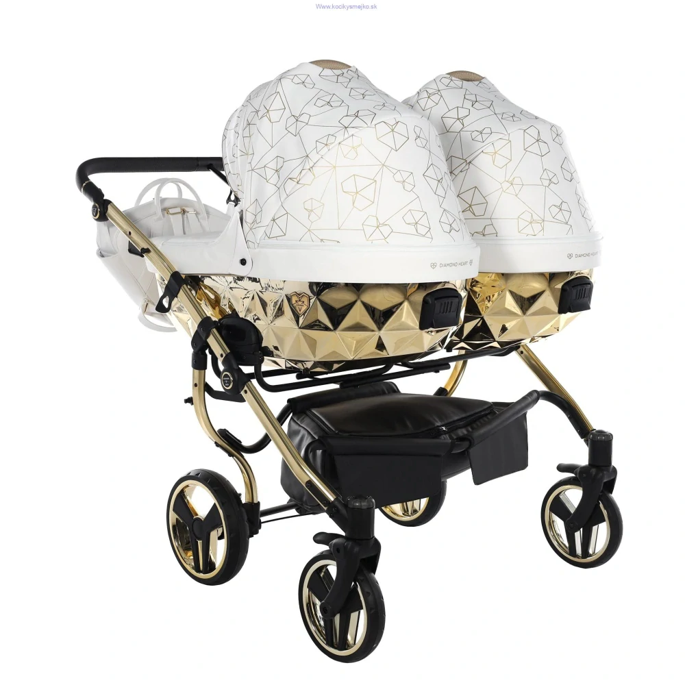 Junama Heart Duo 01 WHITE+GOLD