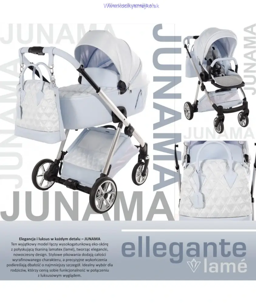 Junama Ellegante Blue 2in1 