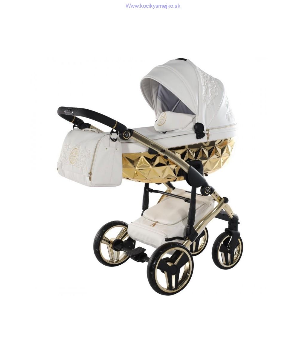 Kočík Junama Enzo 2v1 bielo -zlatý