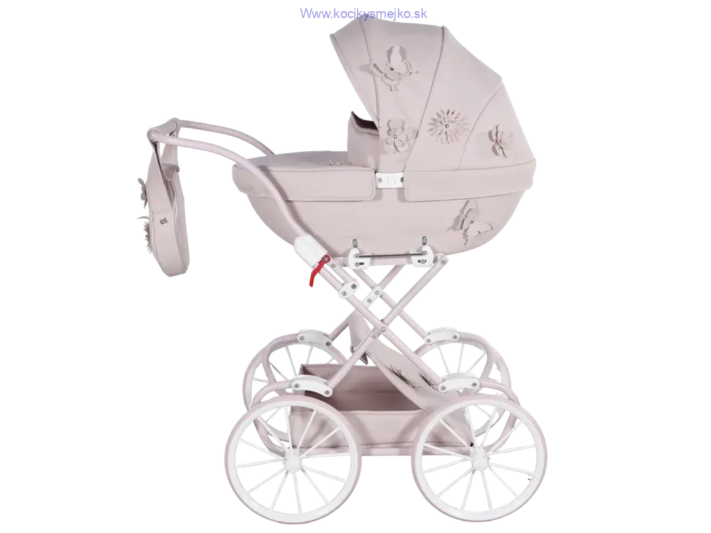 Junama Fleur Pink kočík pre bábiky