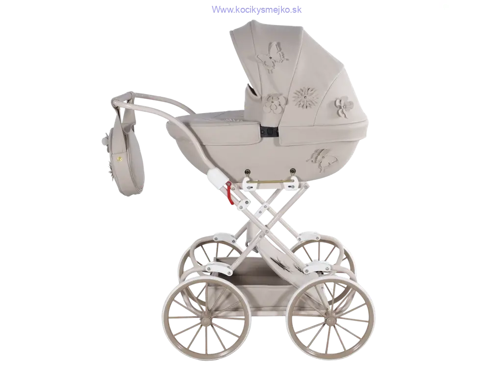 Junama Fleur Beige kočík pre bábiky