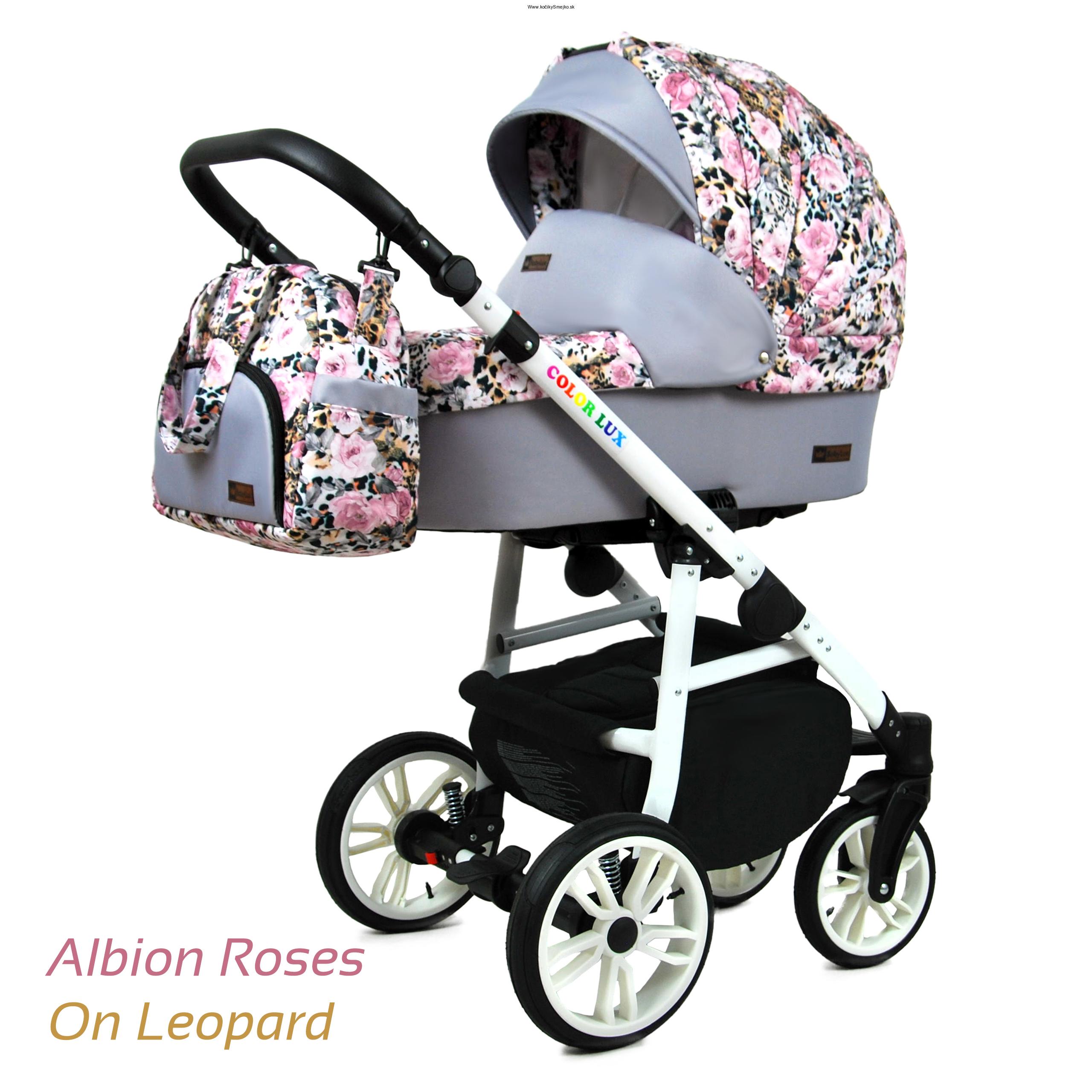 Color Lux ALBION ROSES ON LEOPARD s autosedačkou