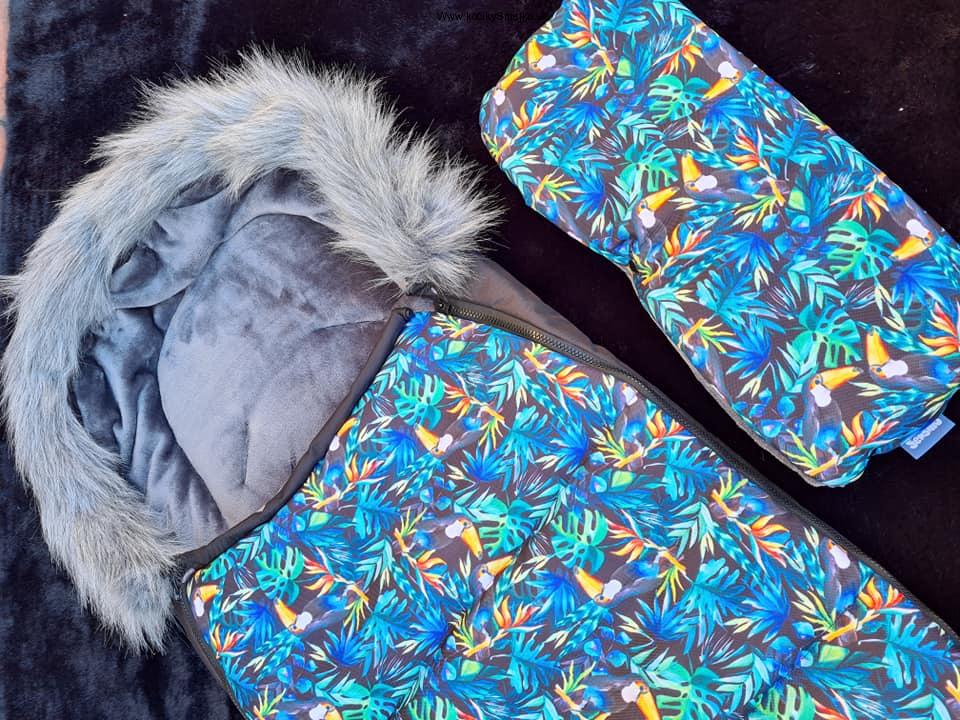 Set -fusak tukan 100x45 cm a rukávnik