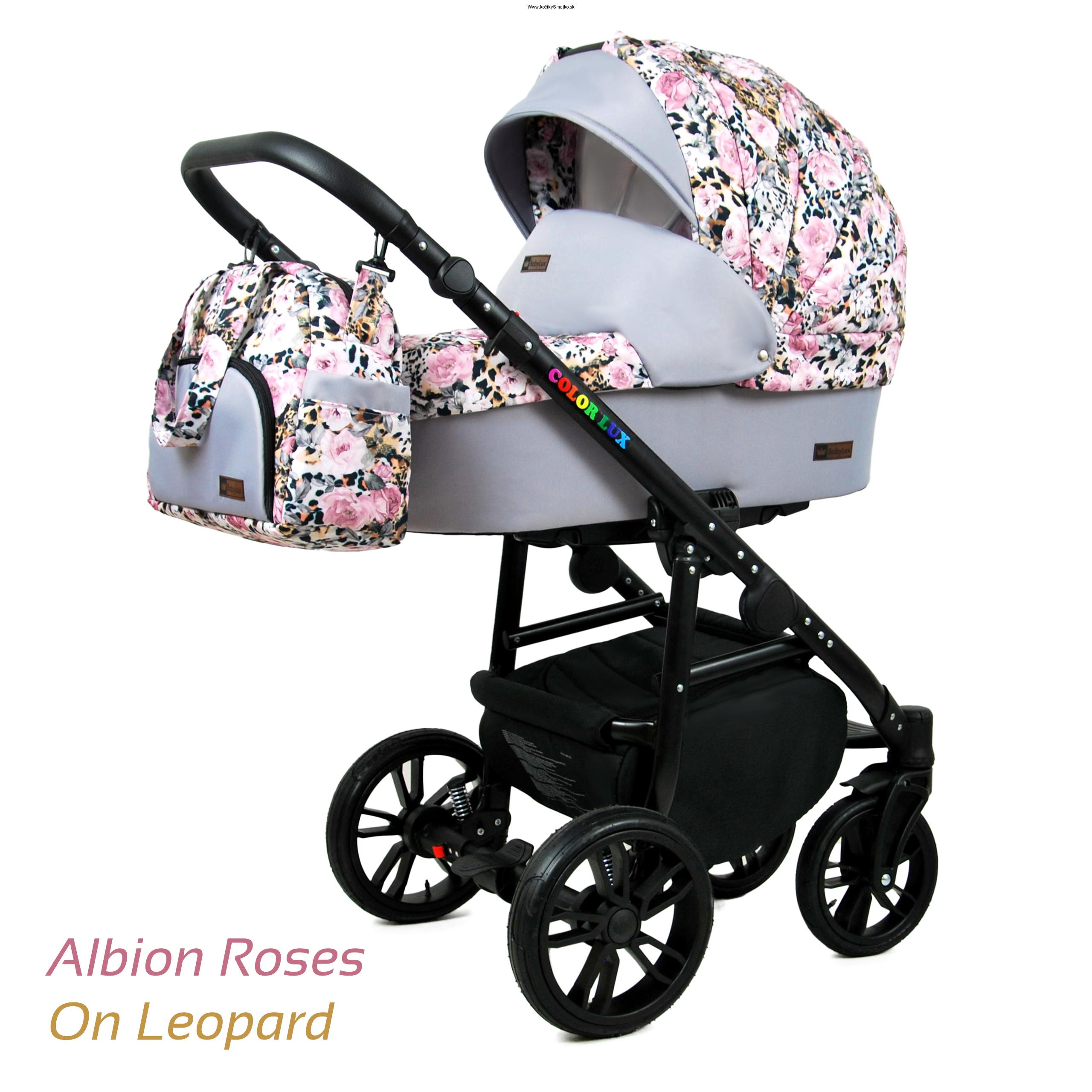 Color Lux ALBION ROSES ON LEOPARD s autosedačkou