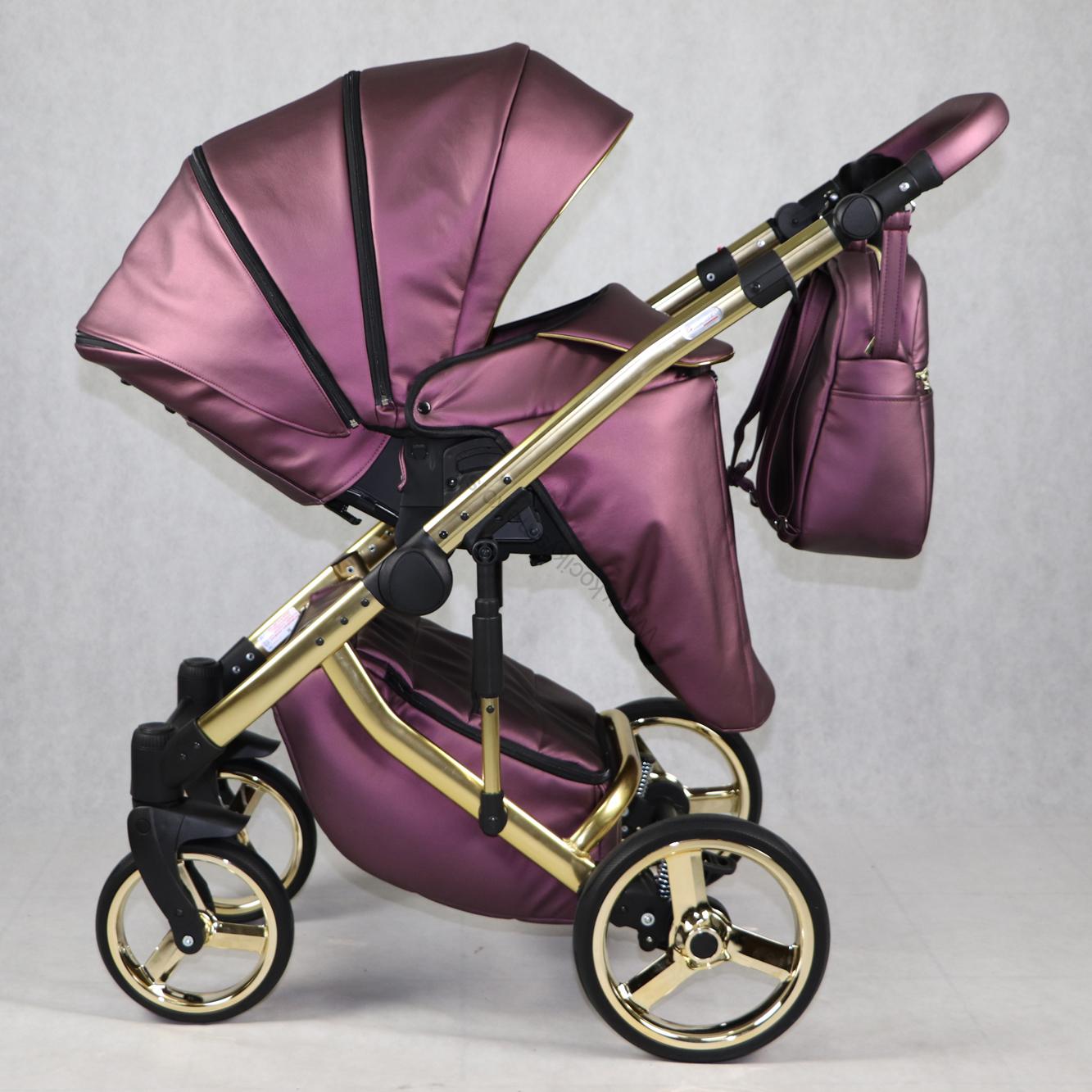 Kočík Happy bordový 3v1 