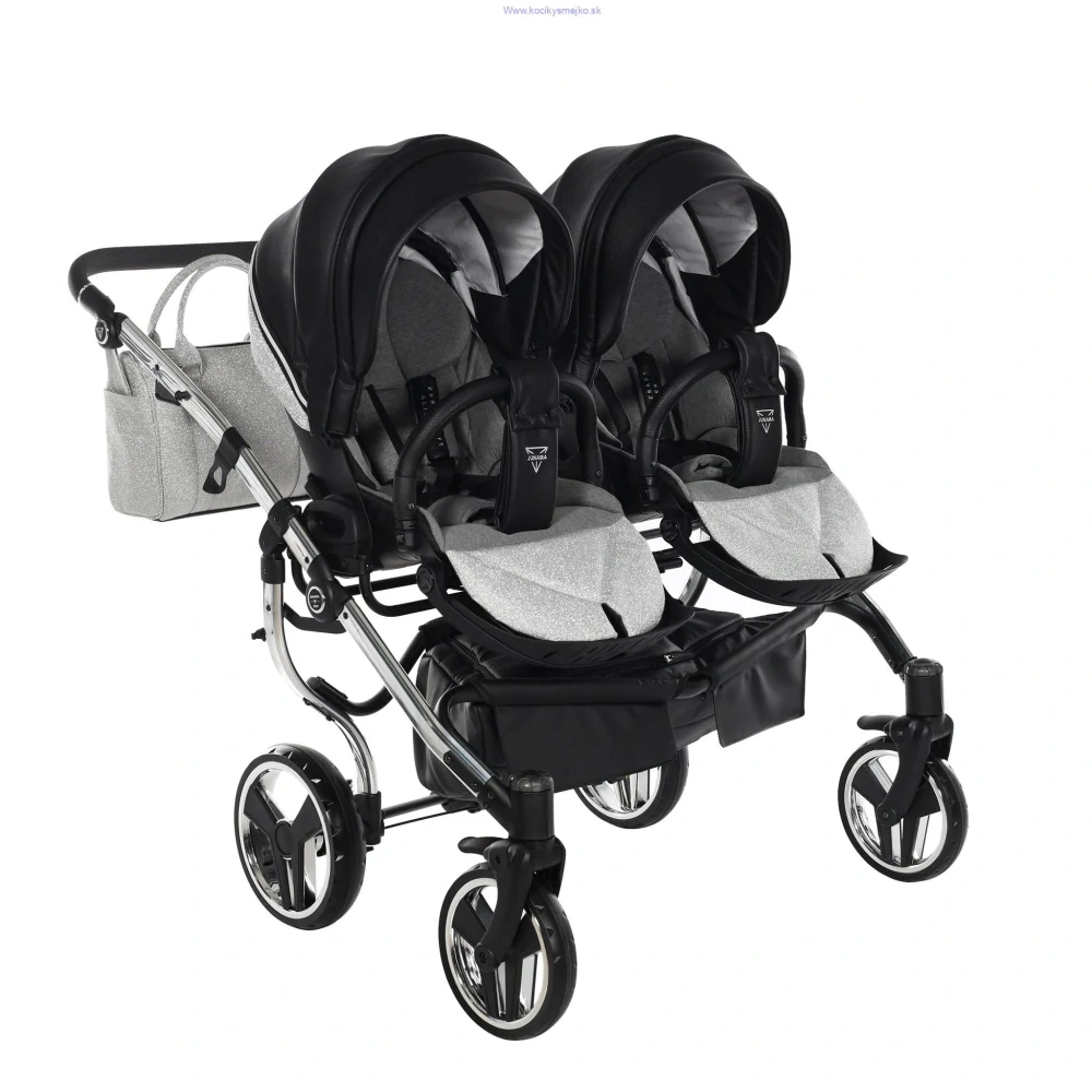 Junama Hand Craft Glitter Duo 03 BLACK+SILVER