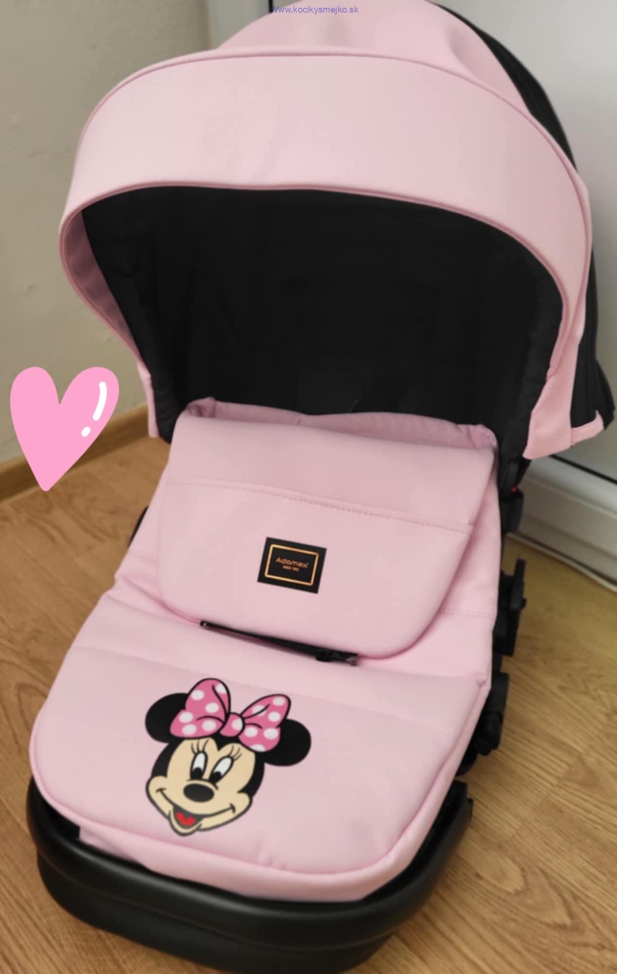 Ručne maľovaný kočík 3v1 Minnie