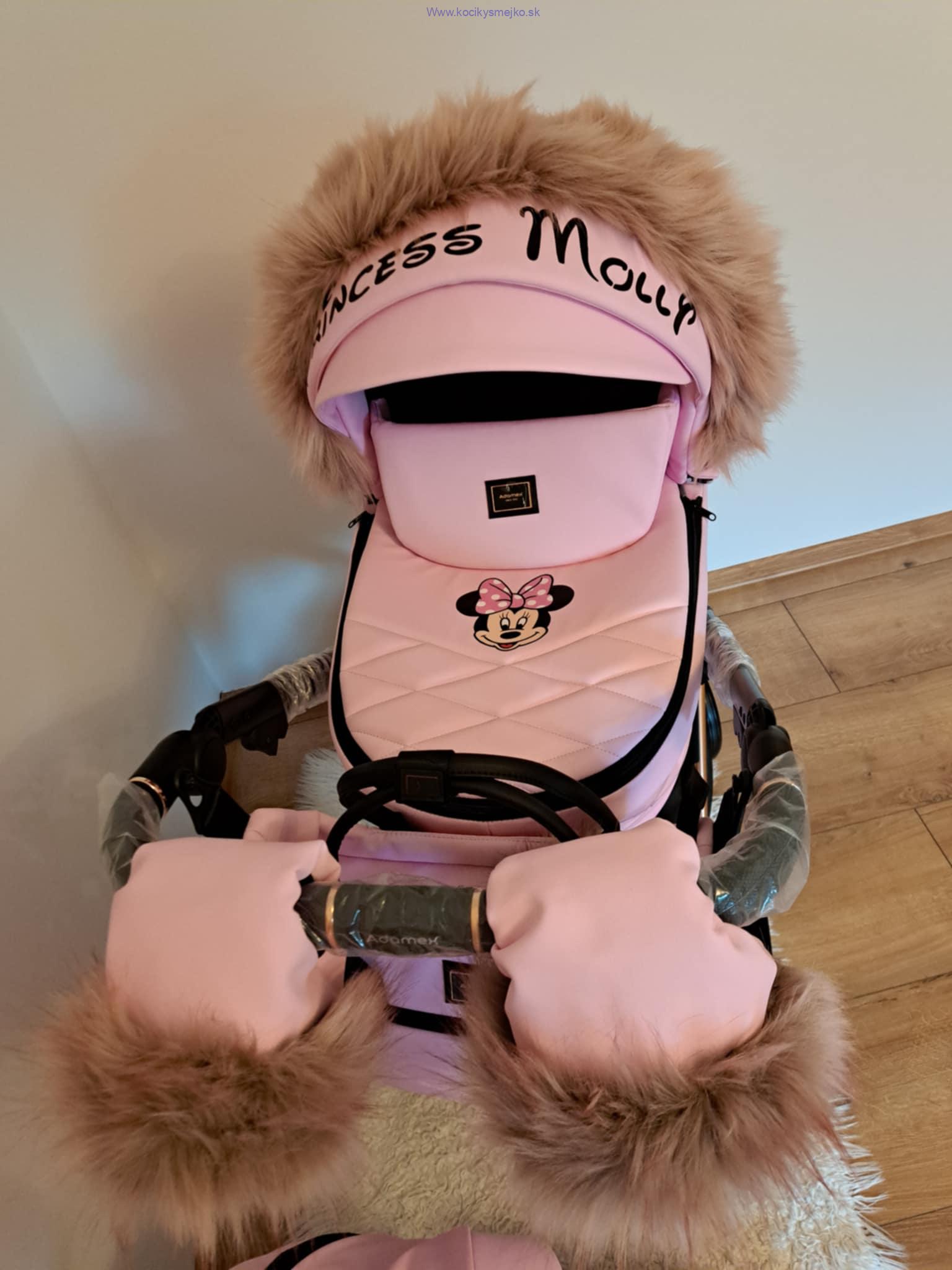 Ručne maľovaný kočík 3v1 Minnie