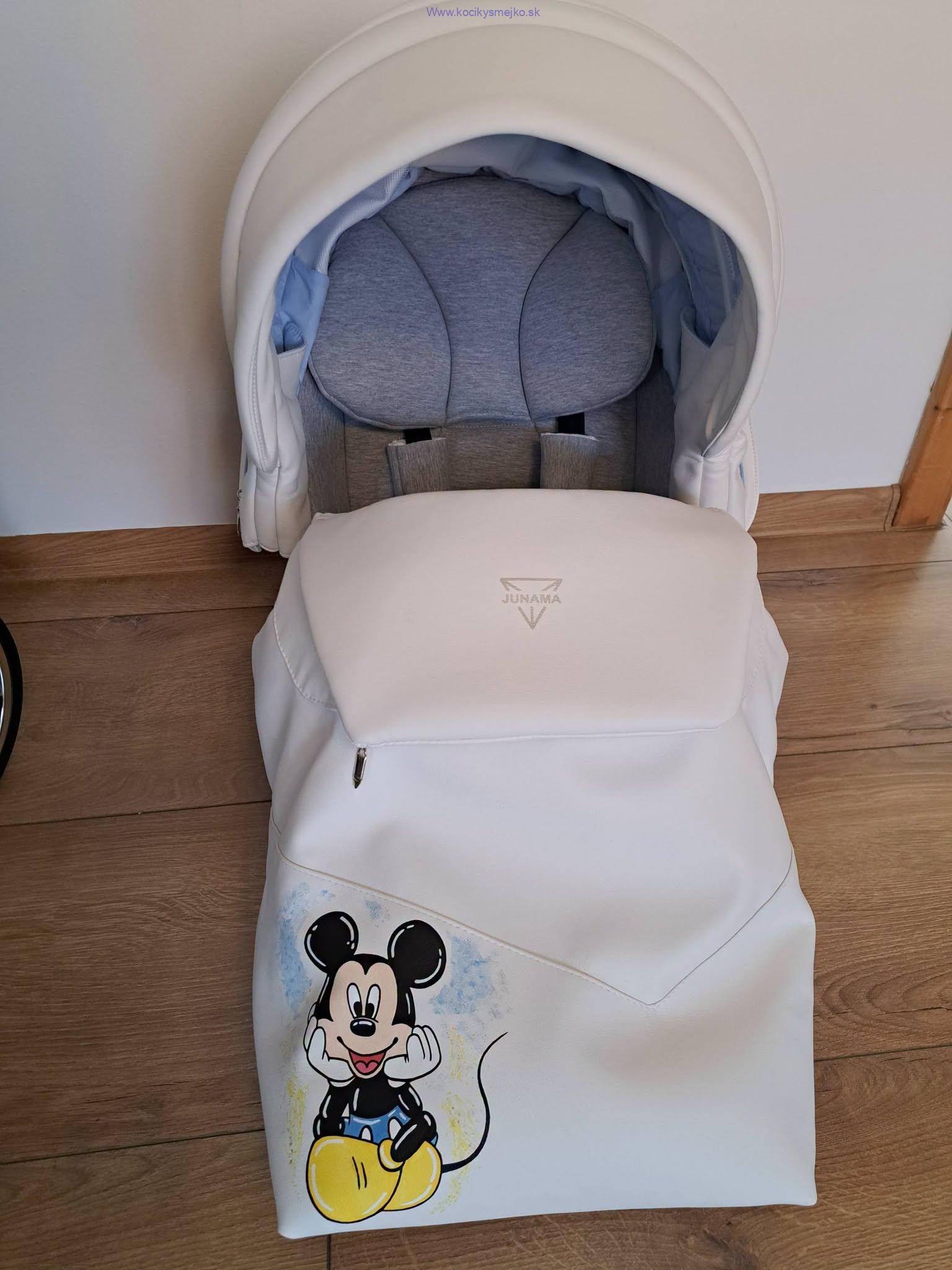Ručne maľovaný kočík Mickey 2v1