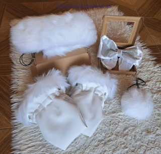 Set doplnkov ku kočiku-biely