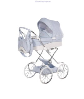 Kočík pre bábiky Junama Lulla modrý 02