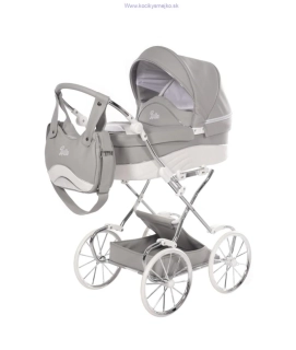Kočík pre bábiky Junama Lulla šedá 06
