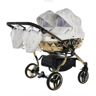 Junama Heart Duo 01 WHITE+GOLD