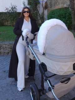 Kočík Junama Enzo 2v1 bežový