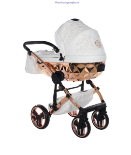 Kočík Junama Enzo 2v1 bielo-medenný