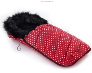 Fusak červený+bodky