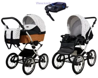 Classic Silver Alu 2v1 BLACK DOTS