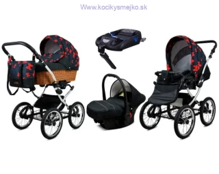 Classic Silver Alu 2v1 RED BOW