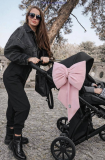 Krásna dekoračná mašľa ružová