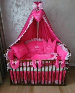 Set do postieľky ružový
