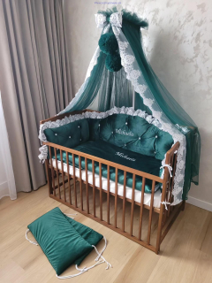 Set do postieľky zelený