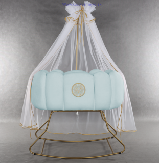 Kolíska Junama Tulipan modrá