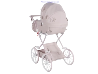 Junama Fleur Pink kočík pre bábiky