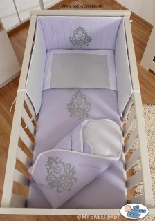 Luxusná súprava do postieľky 3-dielna GLAMOUR 420