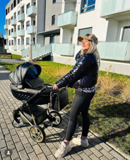 Kočík OXV-3D čierny s autosedačkou